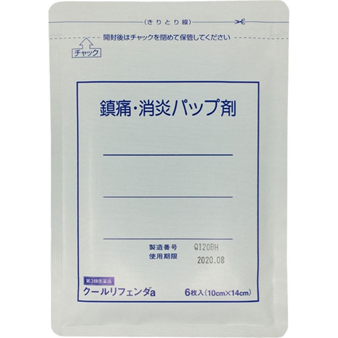 クールリフェンダａ ６枚 タカミツ 【第3類医薬品】