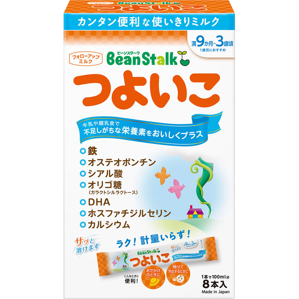 ビーンスタークつよいこスティック １４ｇ×８本 ビーンスターク・スノー