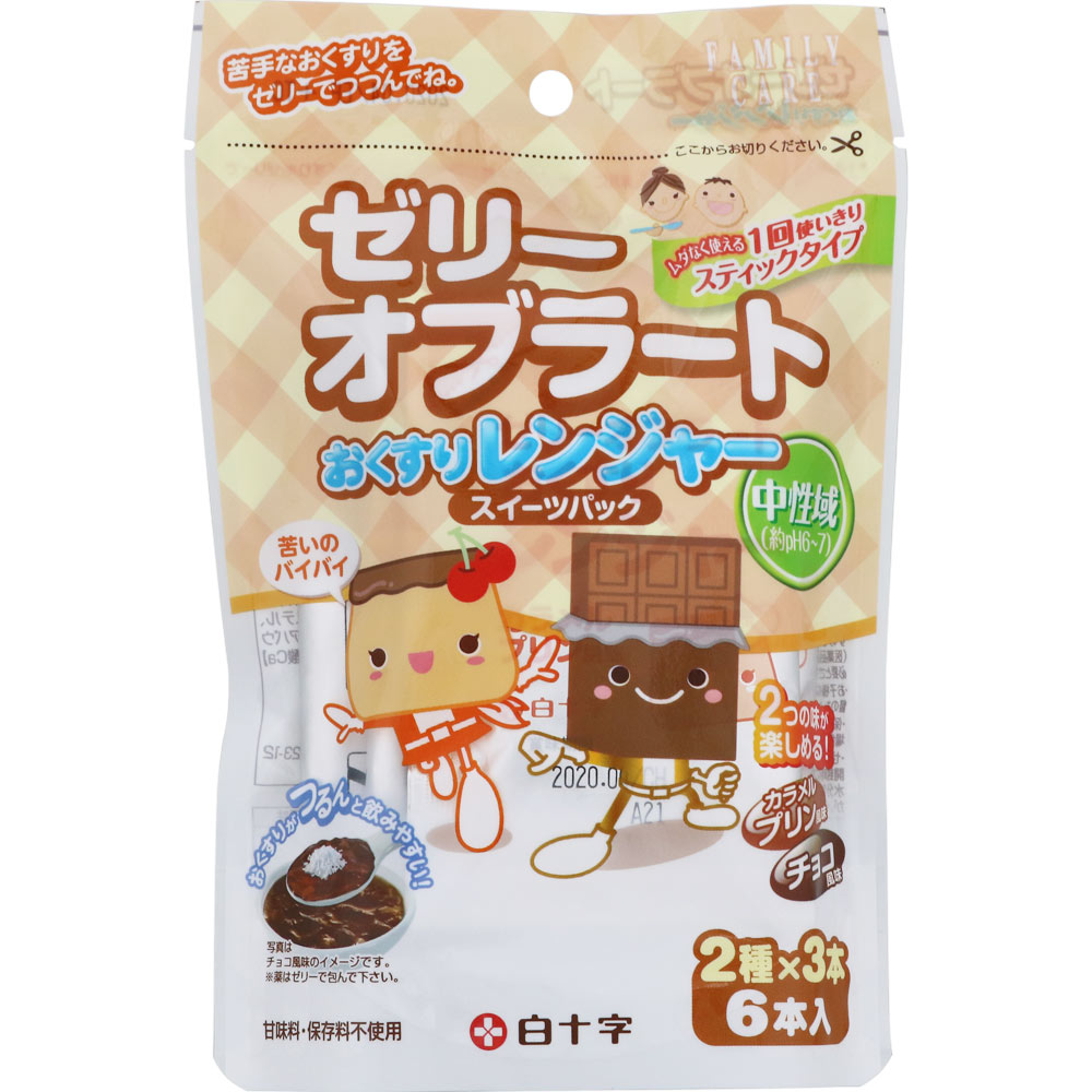FC おくすりレンジャー スイーツパック ６本入 白十字