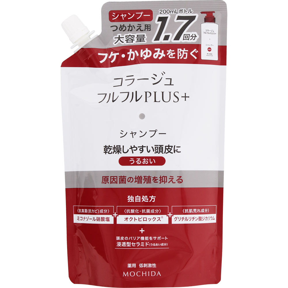 コラージュフルフルプラス　シャンプー　うるおい詰替え ３４０ｍｌ 持田ヘルスケア (医薬部外品)