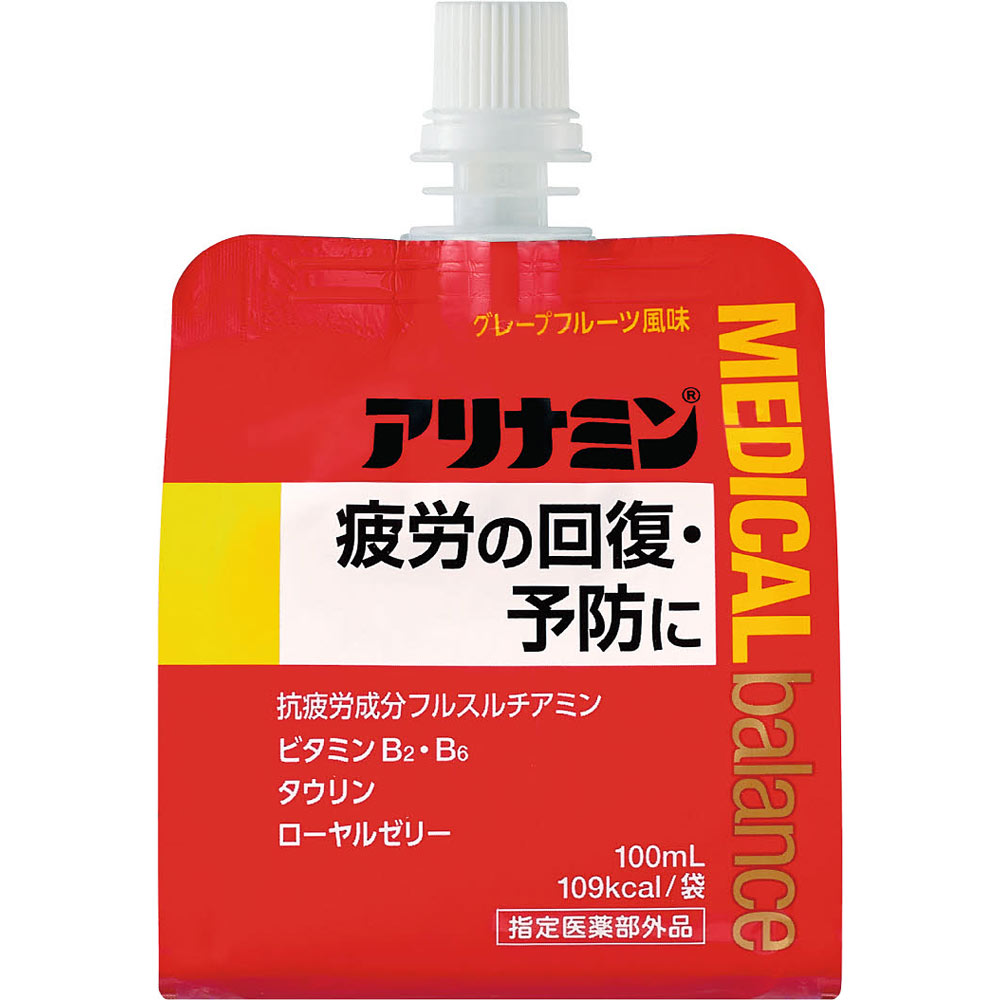 アリナミンメディカルバランス グレープフルーツ風味 １００ｍｌｘ６ アリナミン製薬 (指定医薬部外品)
