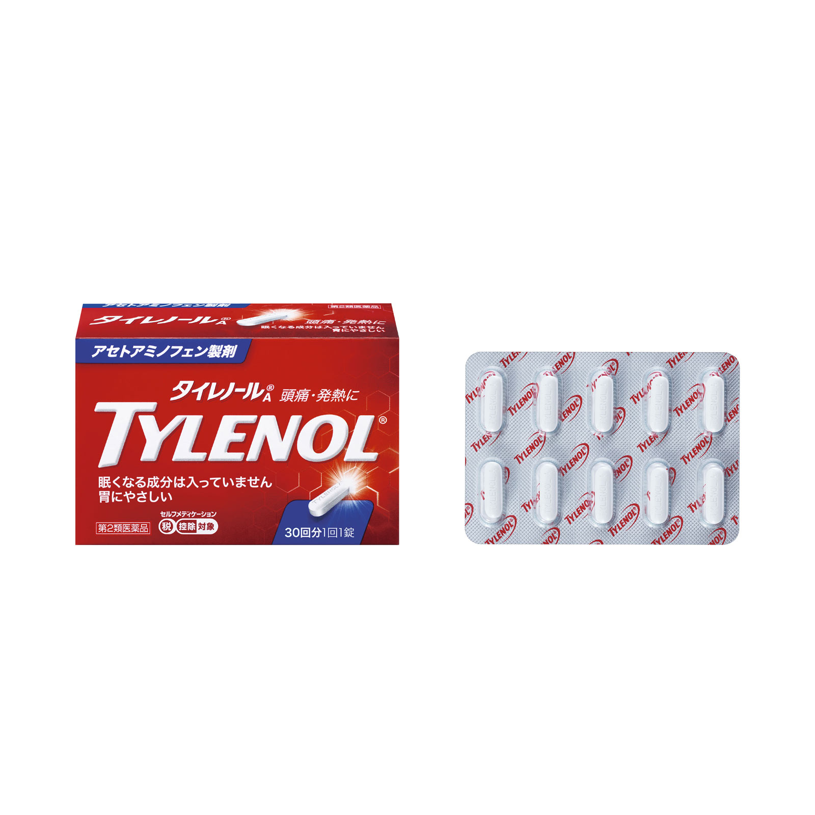タイレノールＡＳ ３０錠 アリナミン製薬 【第2類医薬品】