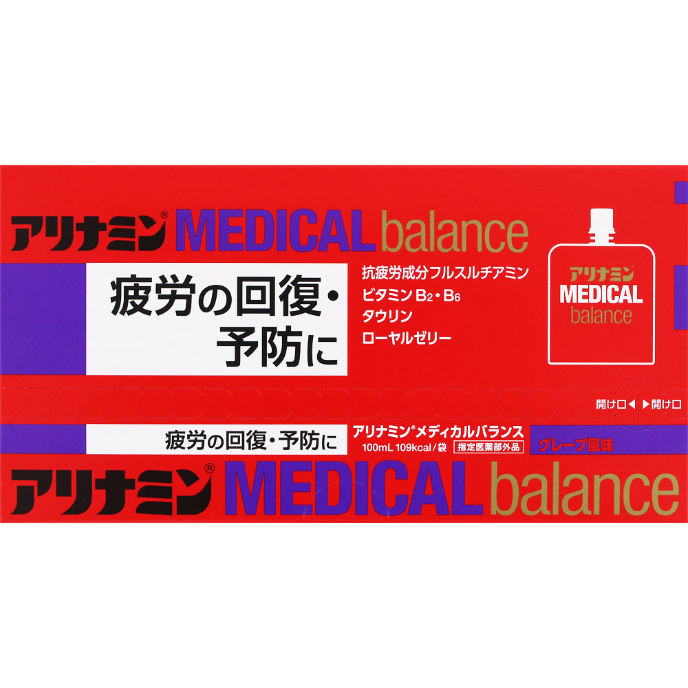 アリナミンメディカルバランス（グレープ風味） １００ｍｌｘ６ アリナミン製薬 (指定医薬部外品)