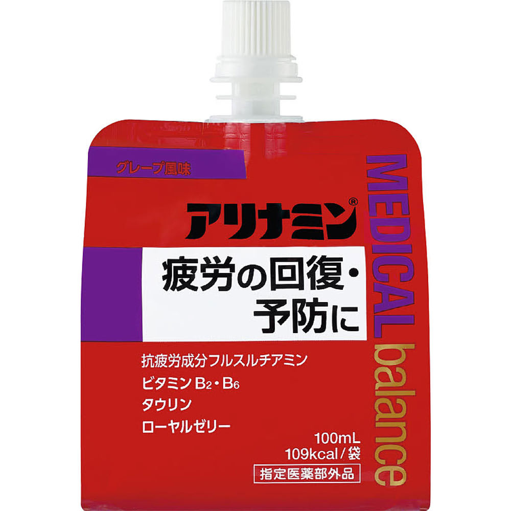 アリナミンメディカルバランス（グレープ風味） １００ｍｌｘ６ アリナミン製薬 (指定医薬部外品)