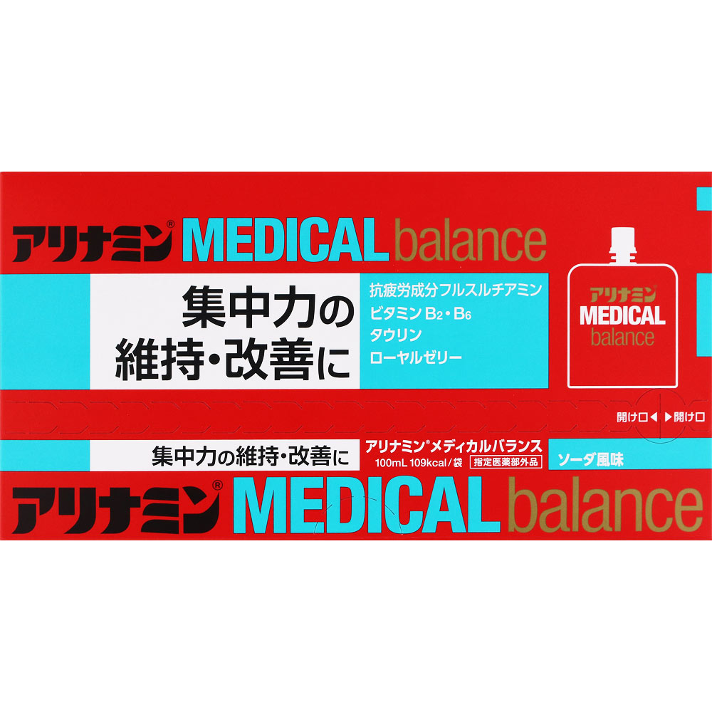 アリナミンメディカルバランスＳＤ １００ｍｌｘ６ アリナミン製薬 (指定医薬部外品)