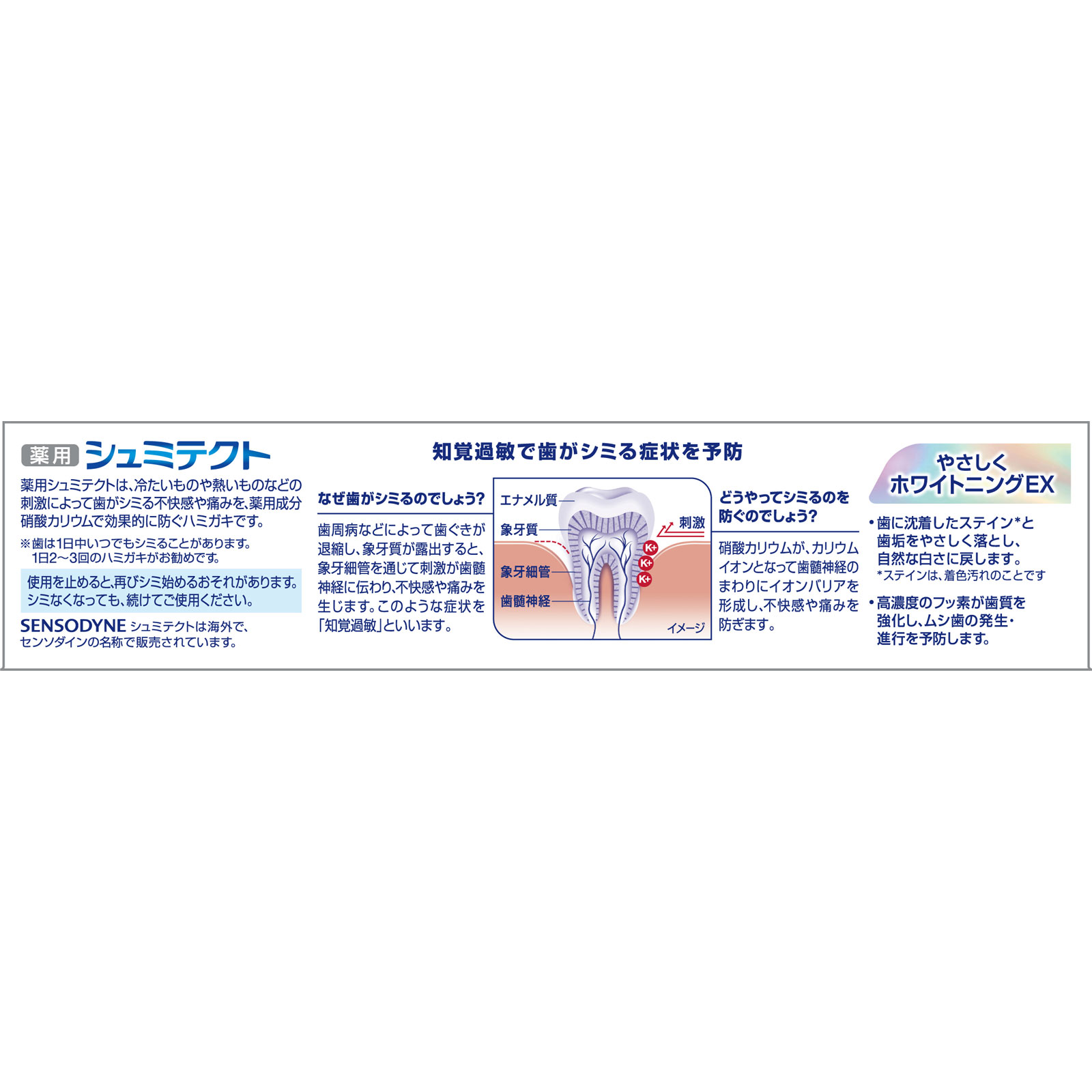 シュミテクト　やさしくホワイトニングＥＸ増量 １００ｇ ヘイリオンジャパン (医薬部外品)