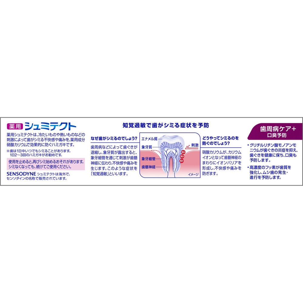 シュミテクト　歯周病ケア＋口臭予防 ９０ｇ ヘイリオンジャパン (医薬部外品)