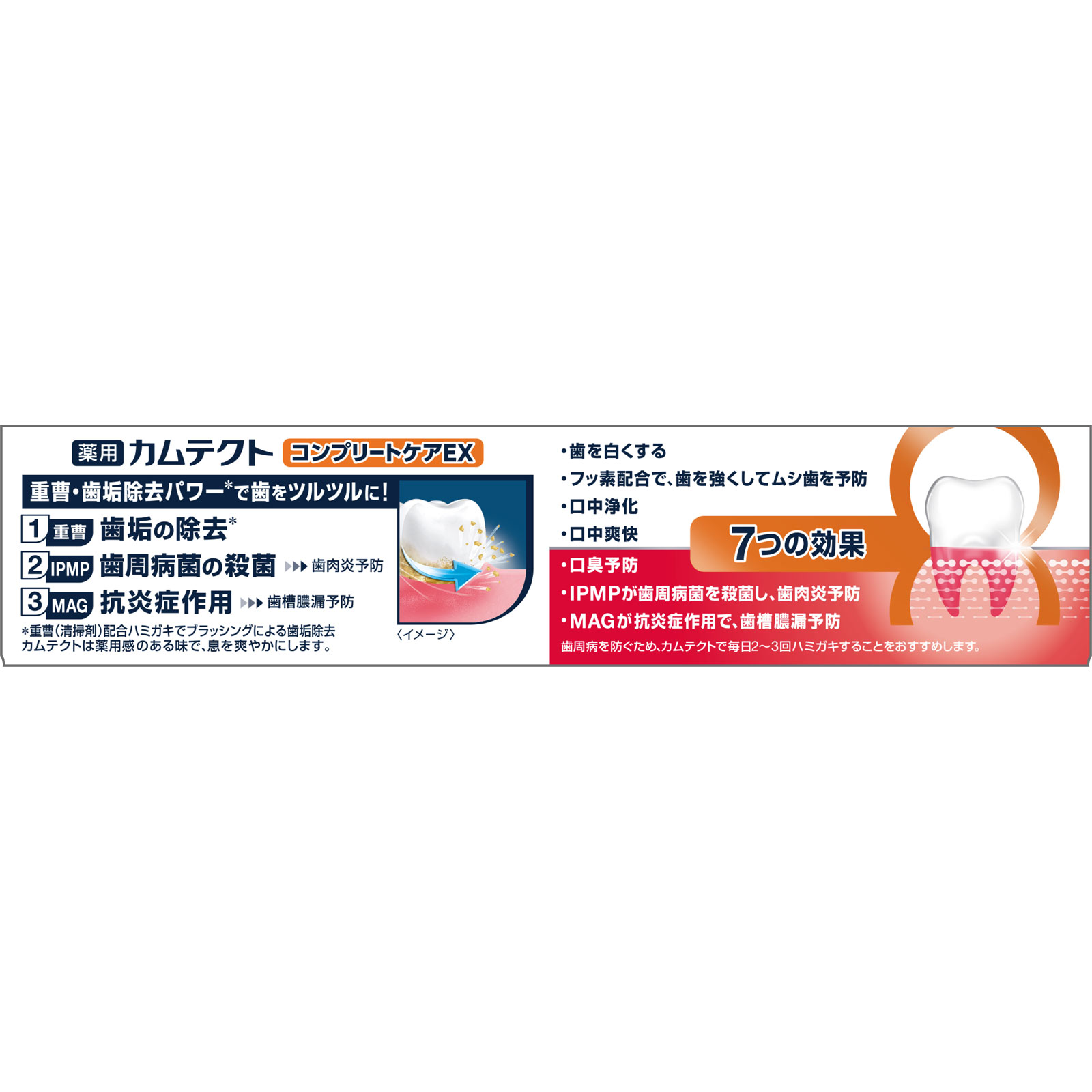 カムテクト　コンプリートケアＥＸ １０５ｇ ヘイリオンジャパン (医薬部外品)