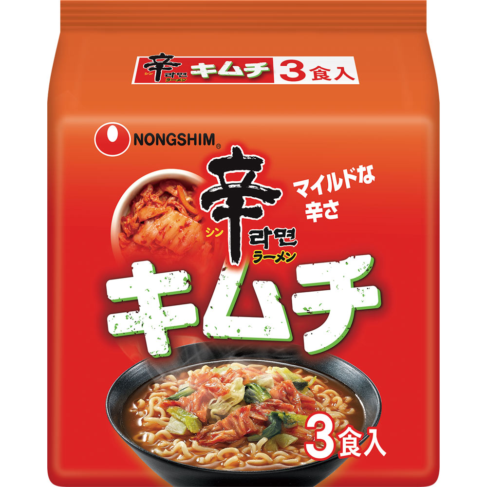 辛ラ－メン キムチ １２０ｇ×３ 農心ジャパン