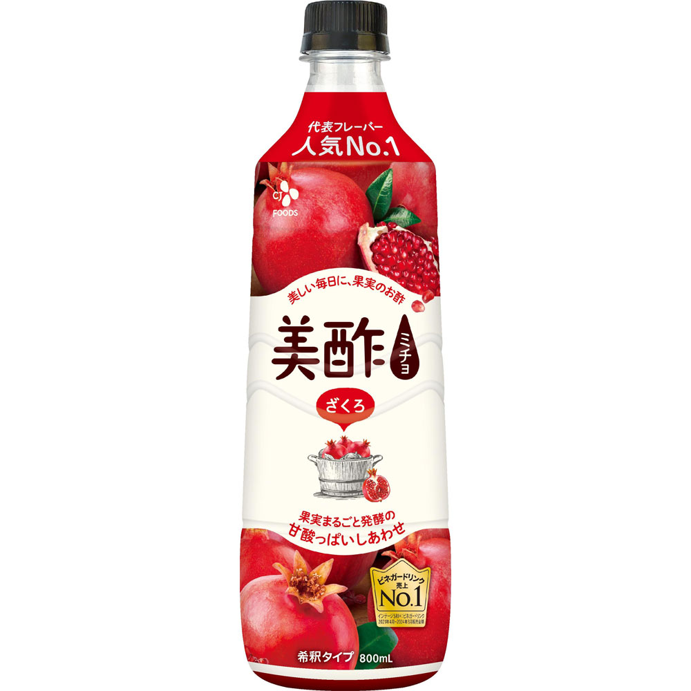 美酢　ざくろ ８００ｍｌ ＣＪ　ＦＯＯＤＳ　ＪＡＰＡＮ