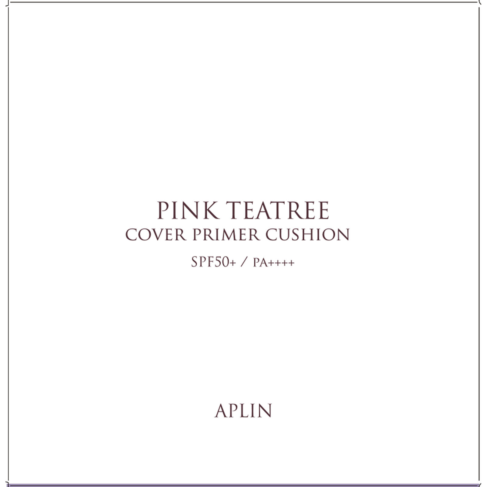 ＡＰＬＩＮ（アプリン） ピンクティーツリーカバープライマークッション １７号 ＿ ＡＰＬＩＮ