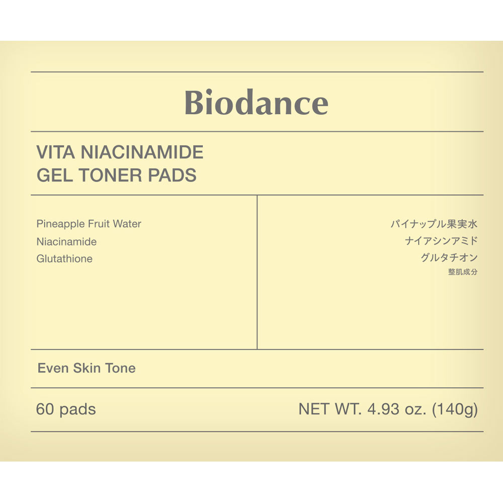 バイオダンス　ビタナイアシンアミド　ゲルトナーパッド ６０枚 サンスマイル