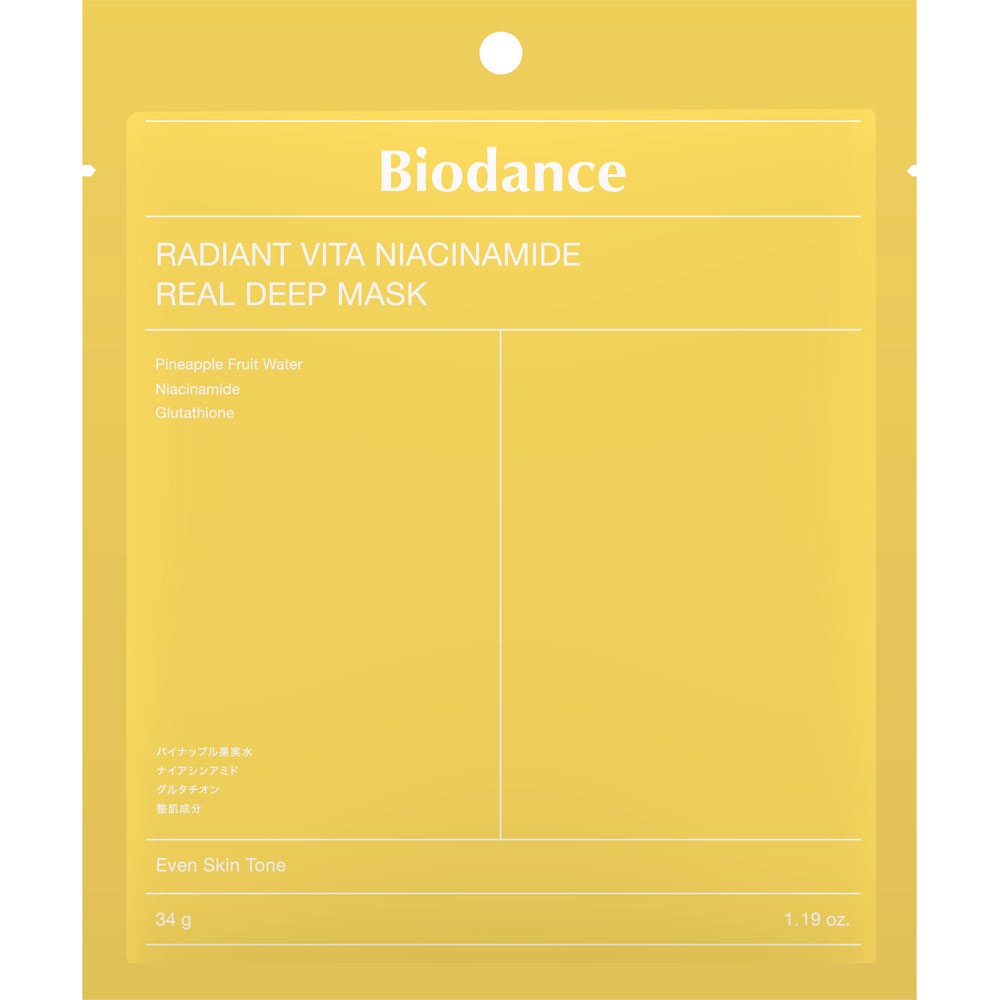 バイオダンス　ラディアントビタナイアシンアミド　リアルディープマスク １枚 サンスマイル