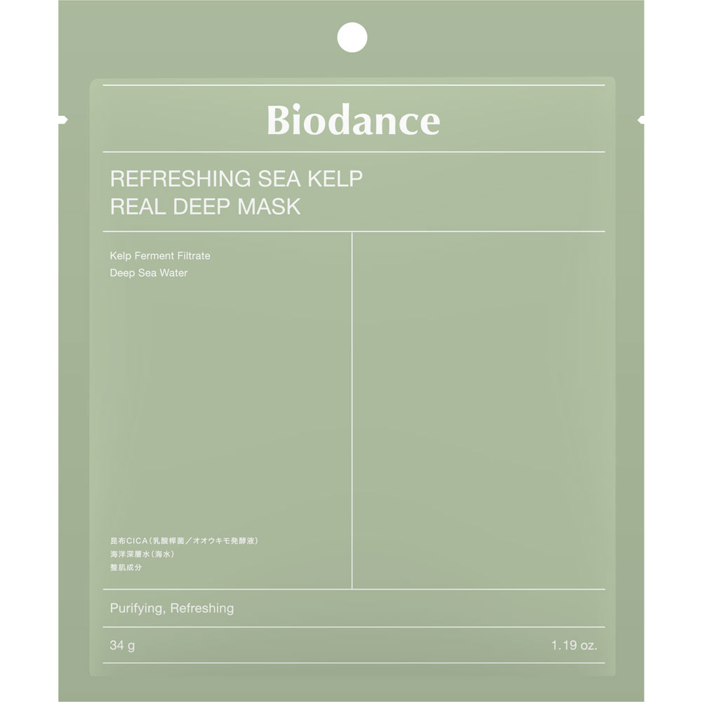 バイオダンス　リフレッシングシーケルプ　リアルディープマスク １枚 サンスマイル
