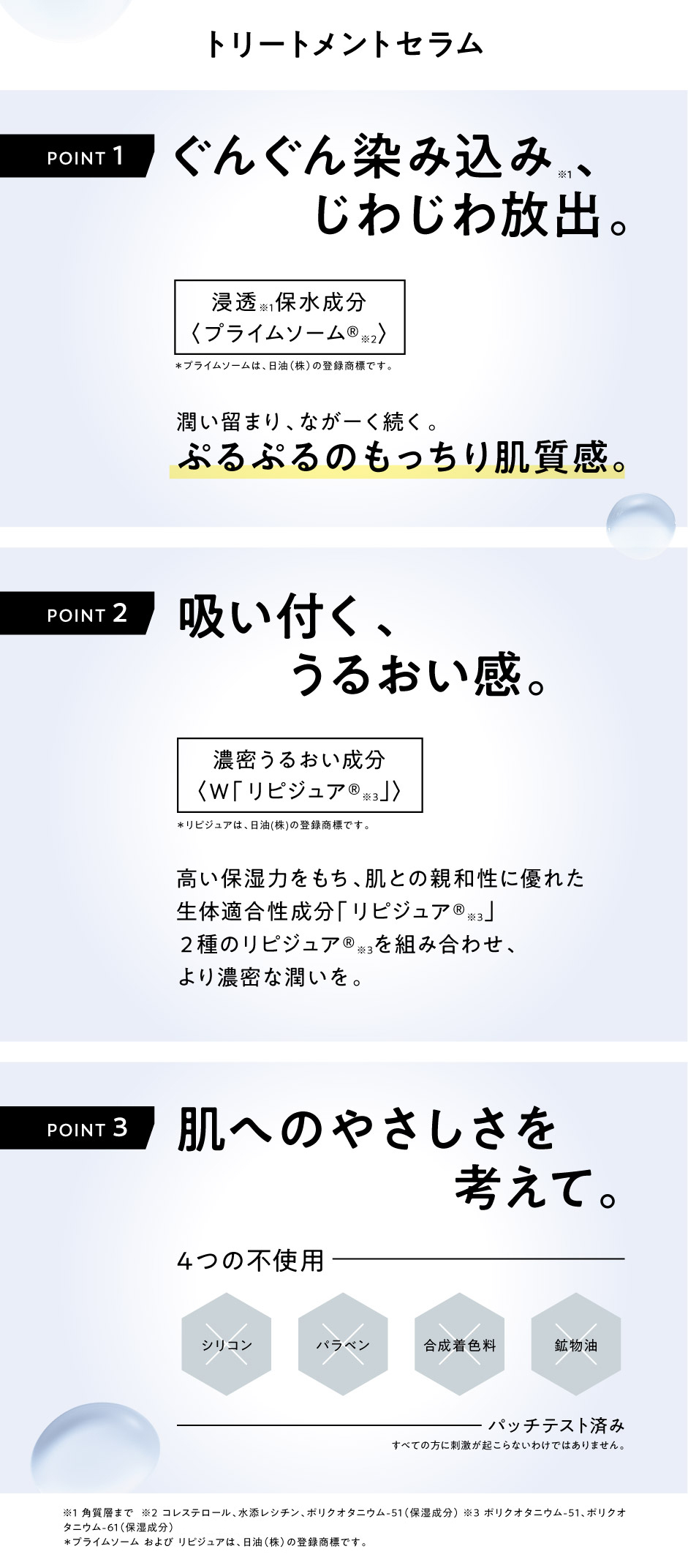 潤い貯め込みじわじわ放出＜ウーマン メソッド トリプルA トリートメントセラム＞