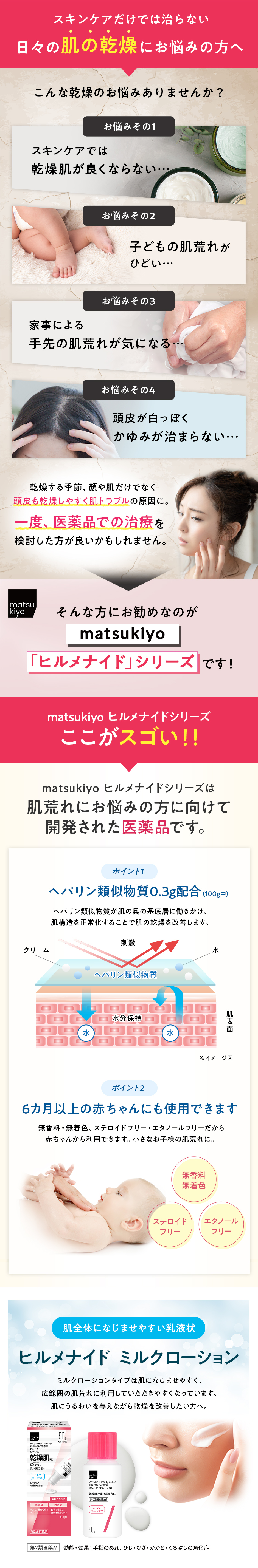 スキンケアでは治らない日々の肌の乾燥にお悩みの方へ